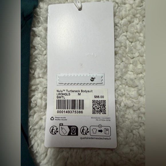 NWT! Lululemon Wundermost Ultra-Soft Nulu Turtleneck Thong Bodysuit - Picture 5 of 7